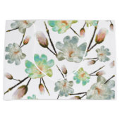 Magnolia patroon grote cadeautas (Voorkant)