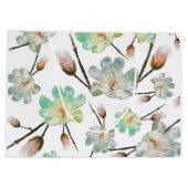 Magnolia patroon grote cadeautas (Achterkant)