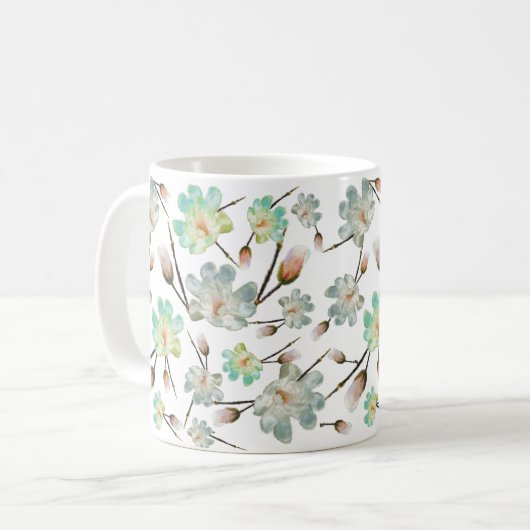 Magnolia Pattern Classic Mok (Voorkant links)