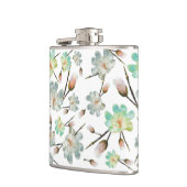 Magnolia Pattern Flask Heupfles (Links)