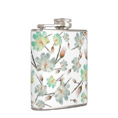 Magnolia Pattern Flask Heupfles (Rechts)