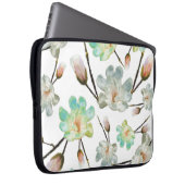 Magnolia Pattern-laptophoes Laptop Sleeve (Voorkant Rechts)
