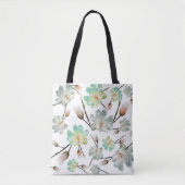 Magnolia Pattern Over Canvas tas (Voorkant)