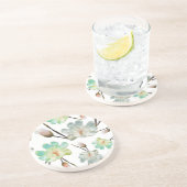 Magnolia Pattern Sandstone Onderzetter (Zijkant)