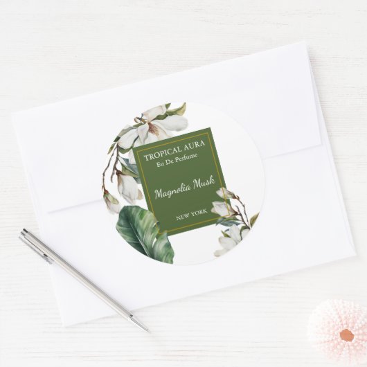 Magnolia Perfume Label (Envelop)