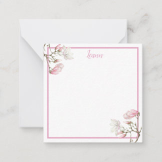Magnolia Personalized Note Card Notitiekaartje