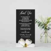 Magnolia Petals | Sympathie Hartelijk dank Bedankkaart (Staand voorkant)