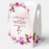 Magnolia Pink Bloemenbegrafenis Bedankdoosjes (Geopend)