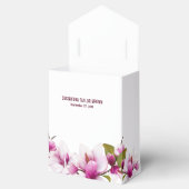 Magnolia Pink Floral Bedankdoosjes (Geopend)