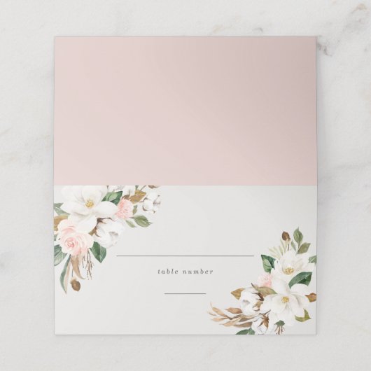 Magnolia Place Card Plaatskaartje (Buitenkant ongevouwen)