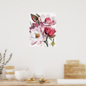 Magnolia Poster (Keuken)