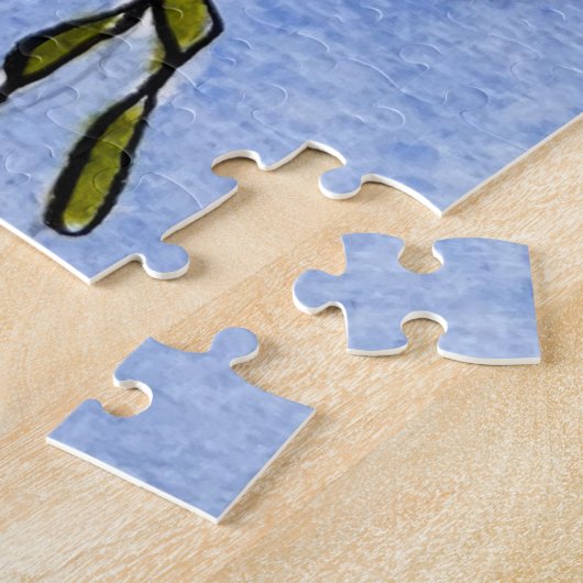 Magnolia Puzzle Legpuzzel (Zijkant)