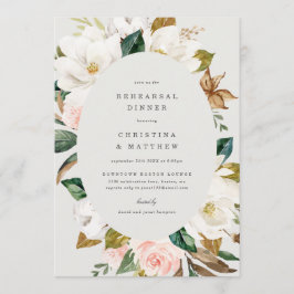 Magnolia repetitie diner uitnodigen menu