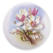  Magnolia Retro 50's printbak Keramische Knop (Voorkant)