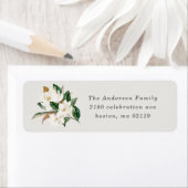 Magnolia Return Address Label (Insitu)