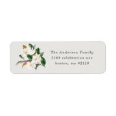 Magnolia Return Address Label (Voorkant)