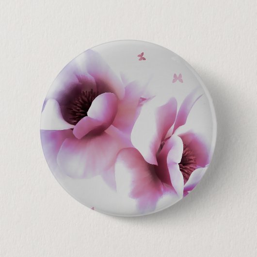 Magnolia Ronde Button 5,7 Cm (Voorkant)