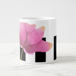 Magnolia Rosé Modern Floral Design Grote Koffiekop