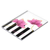 Magnolia Rosé Modern Floral Design Notitieboek (Linkerzijde)