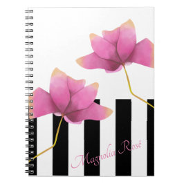 Magnolia Rosé Modern Floral Design Notitieboek
