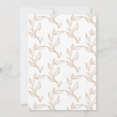 Magnolia | Roze Bloemen Baby shower Kaart (Achterkant)