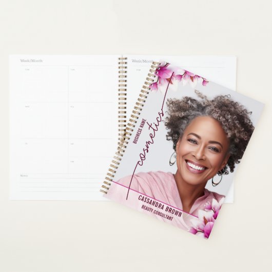 Magnolia Roze Bloemen Bedrijf Planner (Display)