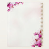 Magnolia Roze Bloemen Bedrijf Planner (Achterkant)
