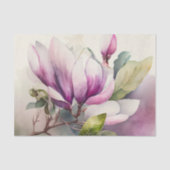 MAGNOLIA roze bloemendecoupage papier (Voorkant)