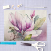 MAGNOLIA roze bloemendecoupage papier (Craft)