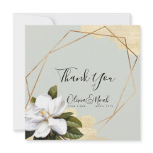 Magnolia Sage Wedding Bedankt
