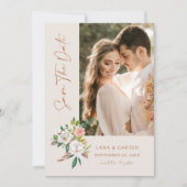Magnolia Save the Date Wedding Announcement L201 (Voorkant)