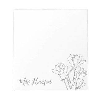 Magnolia schets notitieblok