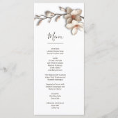 Magnolia Sculptural 3D Flower Menu (Voorkant)
