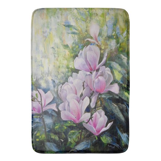 Magnolia Serenity – Bloemenkunst van Lukian Badmat (Voorkant Verticaal)