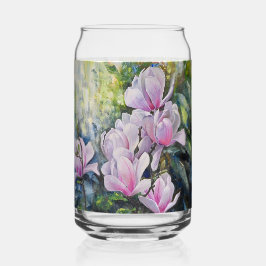 Magnolia Serenity – Bloemenkunst van Lukian Blikvorm Glas