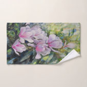 Magnolia Serenity – Bloemenkunst van Lukian Handdoek (Handdoek)