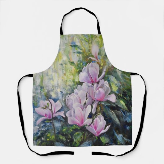 Magnolia Serenity – Bloemenkunst van Lukian Schort (Voorkant)