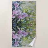 Magnolia Serenity – Bloemenkunst van Lukian Strandlaken (Voorkant)