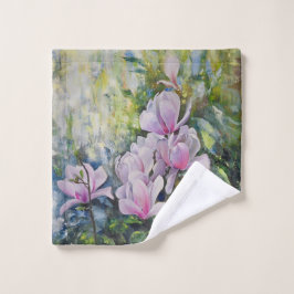 Magnolia Serenity – Bloemenkunst van Lukian Washandje