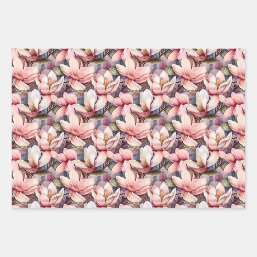 Magnolia Set van inpakpapier Vel (Voorkant 3)