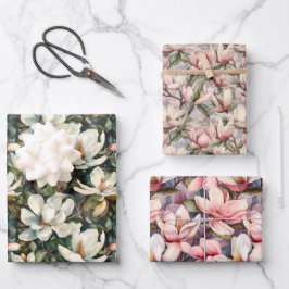 Magnolia Set van inpakpapier Vel