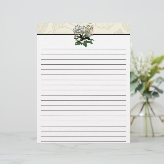 Magnolia Shadow Fairy Briefhoofd (Staand voorkant)