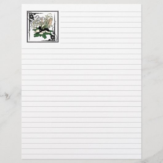 Magnolia Shadow Fairy Briefhoofd (Voorkant)