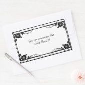 Magnolia Shadow Fairy Rechthoekige Sticker (Envelop)