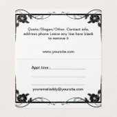 Magnolia Shadow Fairy Visitekaartje (Binnenkant ongevouwen)