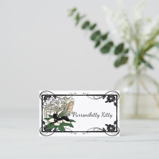 Magnolia Shadow Fairy Visitekaartje (Staand voorkant)