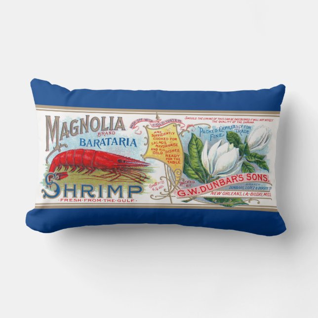 Magnolia Shrimp Lumbar Pillow Kussen (Voorkant)