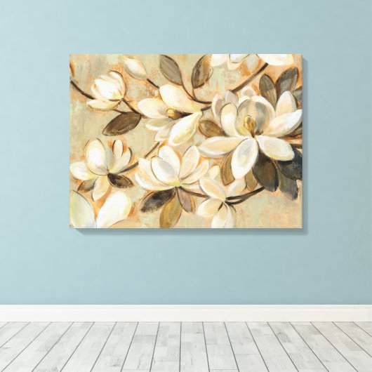 Magnolia Simity Cream Canvas Afdruk (Insitu (Houten vloer))