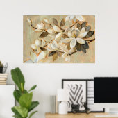 Magnolia Simity Cream Poster (Thuiskantoor)