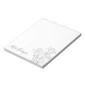 Magnolia sketch notitieblok (Linkerzijde)